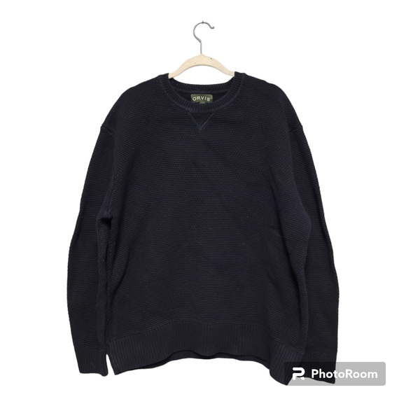Sweat Matelassé Orvis Femme, Bleu, Taille XL, 1/4 Snap, Polaire Randonnée